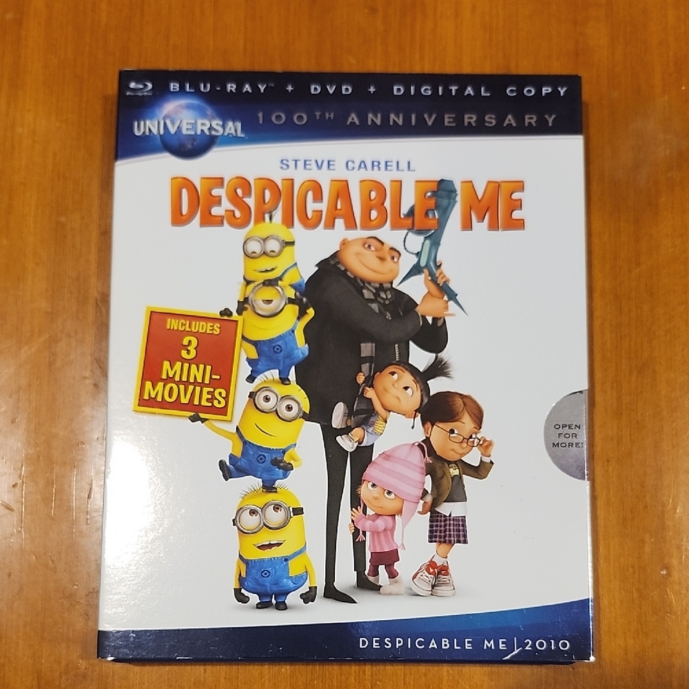 🎬 4/$20 🎬 Universal Despicable Me Blu-ray DVD Digital Combo